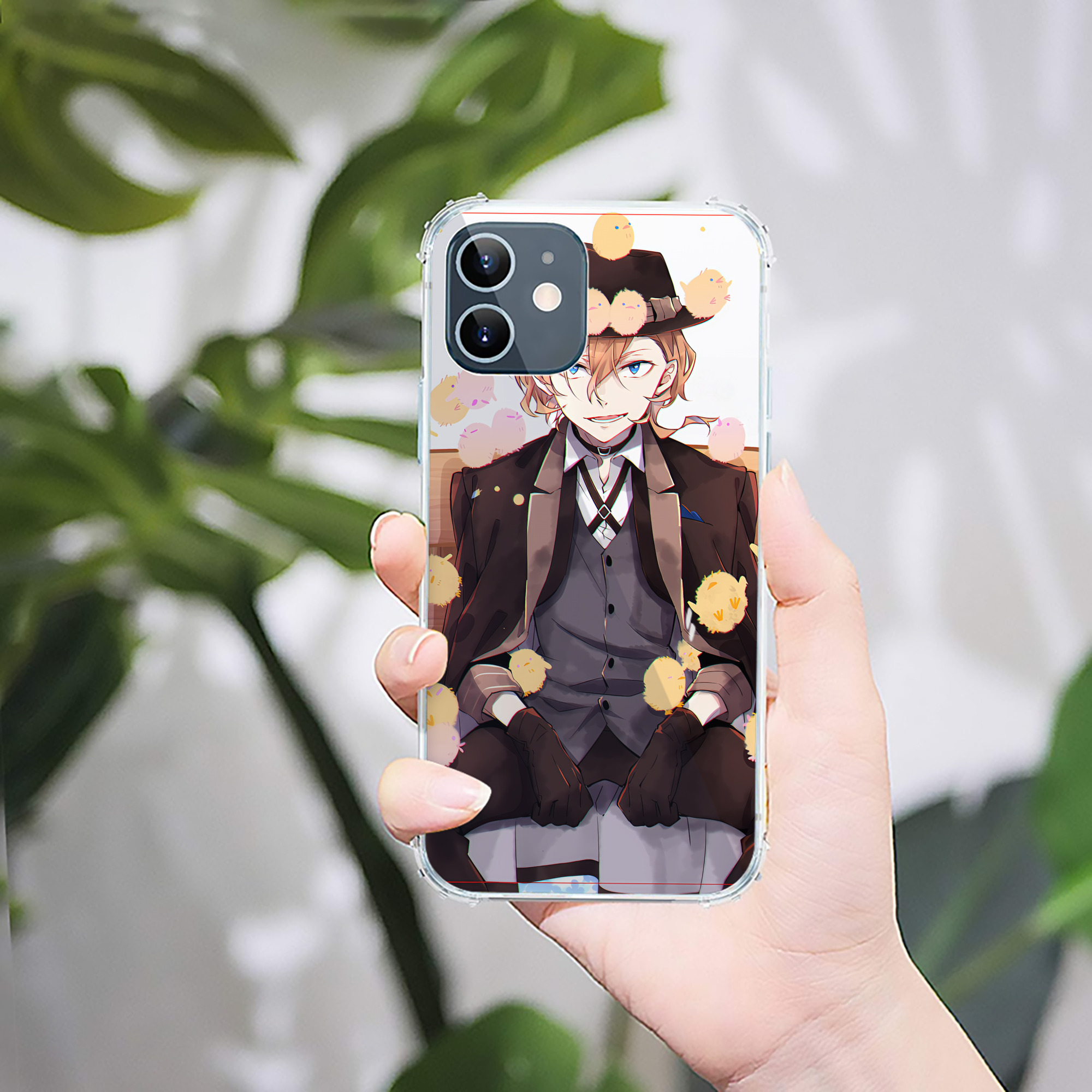 （画像用） 文豪ストレイドッグス Bungo Stray Dogs 【iPhone 12シリーズ対応】透明スマホケース（クリアソフトケース）